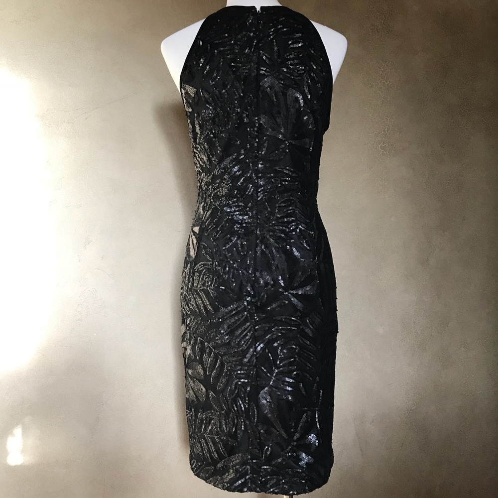 Carmen Marc Valvo Embroidered Cocktail Dress NWT - Picture 3 of 7